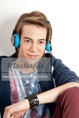 boy with headphones tumblr
