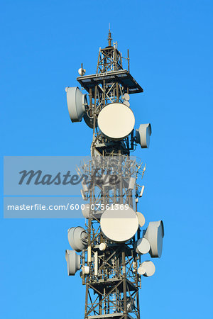 Cell Tower, Odenwald, Hesse, Germany