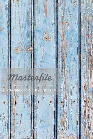 Close-up of Old Blue Painted Wooden Wall, Andernos, Aquitaine, France Close-up of Old Blue Painted Wooden Wall, Andernos, Aquitaine, France