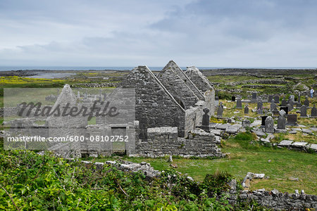 Stone ruins, Aran Islands, Republic of Ireland