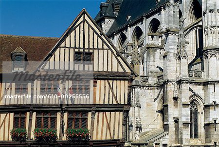 France, Normandy, House in Vernon
