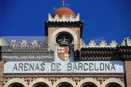 Spain, Barcelona, plaza de Toros