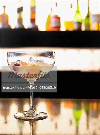 A cocktail in a bar, South Africa.