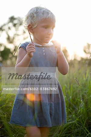 Portrait of a girl, Sweden.