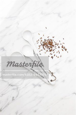 Teaspoons and caraway Seeds