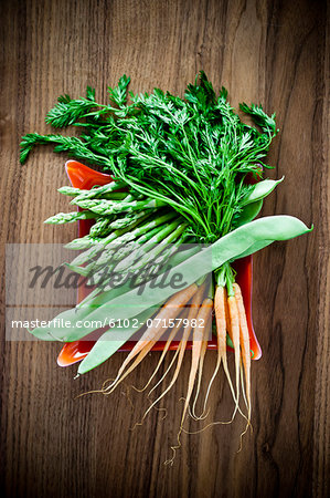 Studio shot of fresh vegetables