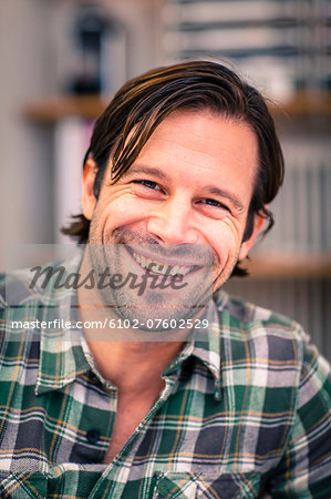 Portrait of smiling man, Gothenburg, Sweden