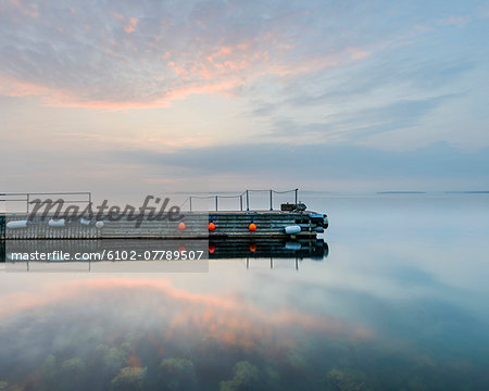 Jetty at dusk, Blekinge, Sweden Jetty at dusk, Blekinge, Sweden