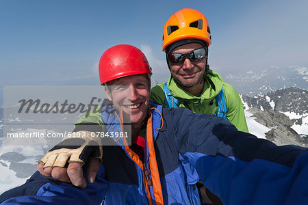 Smiling hikers