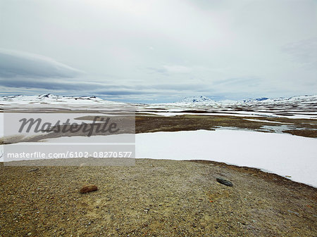 Mountain landscape at winter