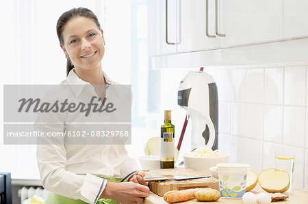 Woman in kitchen