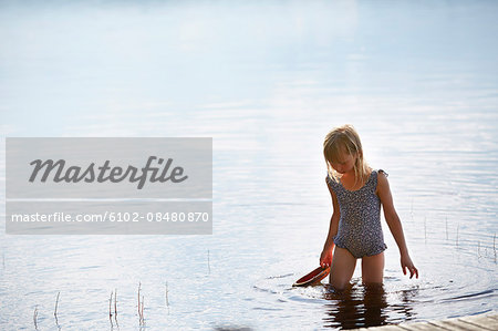 Girl in water