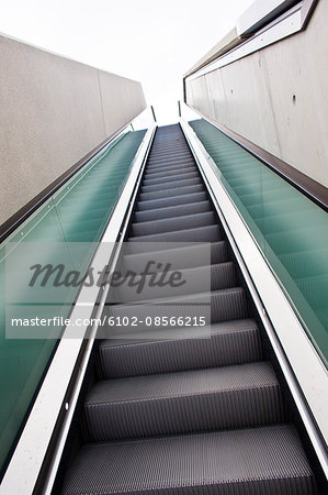 Escalator from below