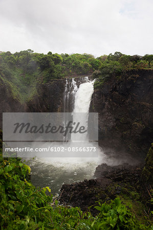 View of waterfall