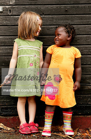 Two little girls Stock Photos, Royalty Free Two little girls Images