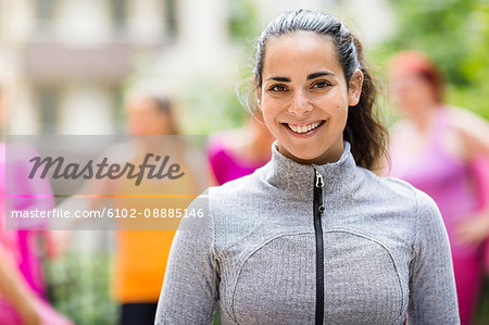 Portrait of smiling woman