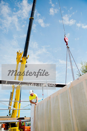 Man working at construction site