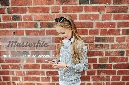 Girl with cell phone