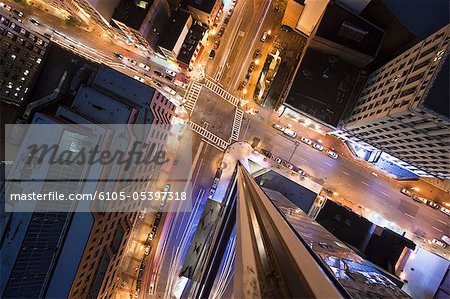 High angle view of the crossroad in a city, Boston, Suffolk County, Massachusetts, USA