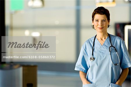 Portrait of a female doctor smiling