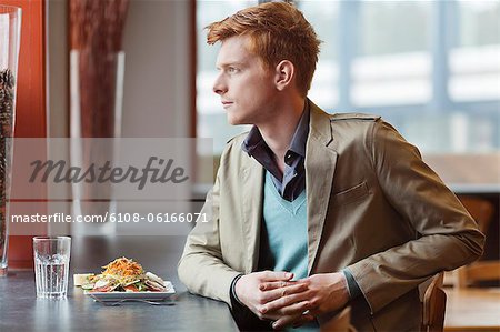 Man Having Lunch Went Shopping Louis Editorial Stock Photo - Stock Image