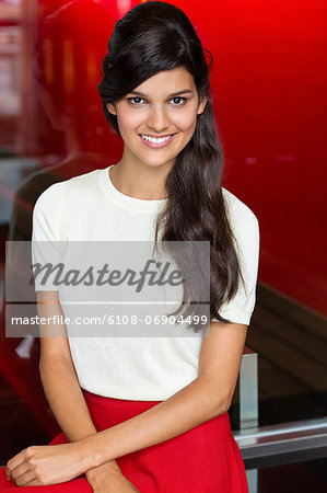 Portrait of a woman smiling