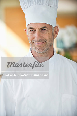 Portrait of a chef smiling
