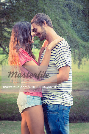 Sweet Kisses From Hipster Girl Stock Photo, Picture and Royalty