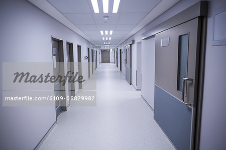 Hallway of a hospital