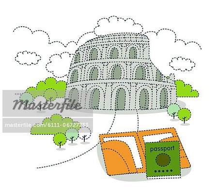 Illustration of Colosseum