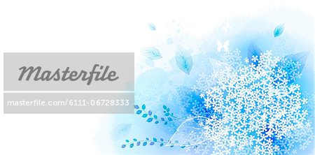 Illustration of abstract floral pattern Illustration of abstract floral pattern