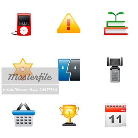 Set of various icons