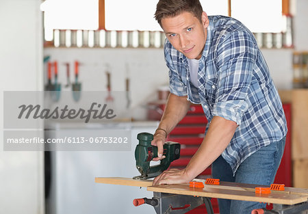 Man working in workshop