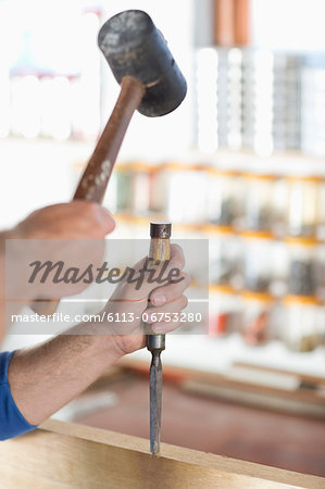 Man working in workshop