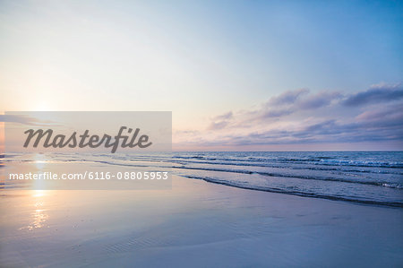 View of beach sunrise View of beach sunrise