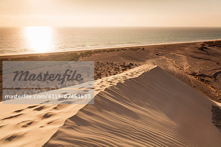 Dunes at Playa de Sotavento, Risco del Paso, Fuerteventura, Canary Islands, Spain, Atlantic, Europe