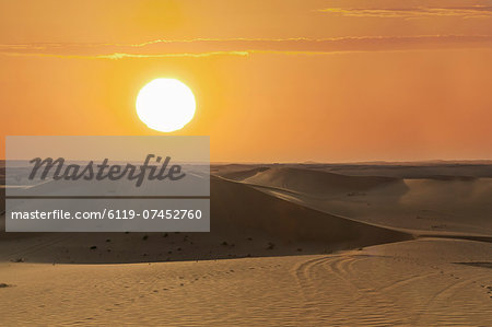 The desert near Liwa, Abu Dhabi, United Arab Emirates, Middle East