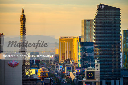 The Strip, Las Vegas, Nevada, United States of America, North America