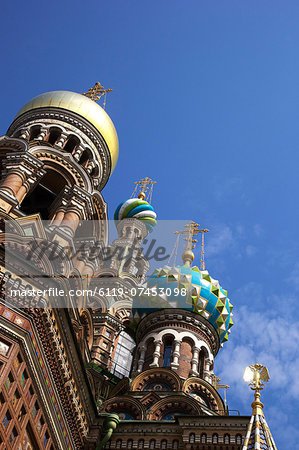 Church on Spilled Blood (Church of the Resurrection), UNESCO World Heritage Site, St. Petersburg, Russia, Europe