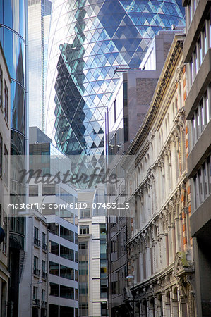 Modern architecture in the City of London, London, England, United Kingdom, Europe