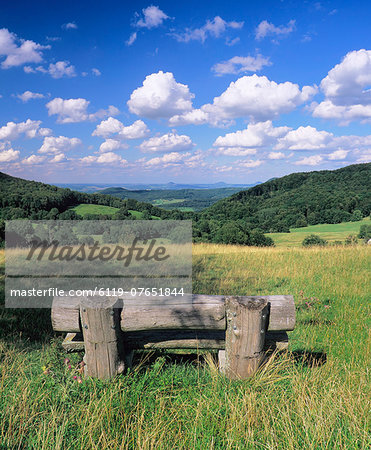 The perfect summer's day, Swabian Alb, Baden Wurttemberg, Germany, Europe