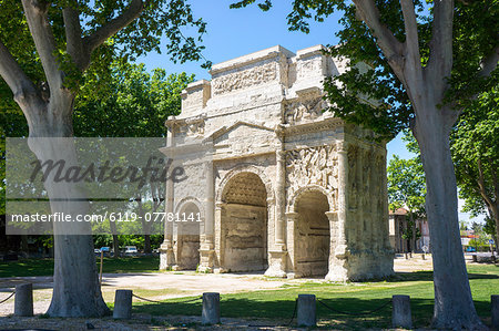 Arc de Triomphe, Orange, Vaucluse, Provence-Alpes-Cote d'Azur, Provence, France, Europe