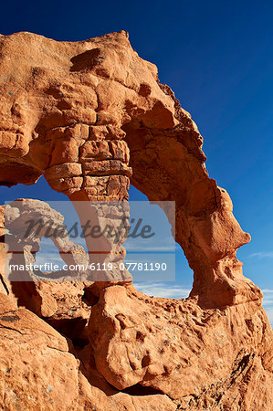 Pretzel Arch, Valley of Fire State Park, Nevada, United States of America, North America