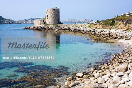 Cromwell's Castle, Isle of Tresco, Isles of Scilly, United Kingdom, Europe