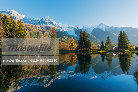 Lacs des Gaillands, Chamonix Valley, Rhone Alps, Haute Savoie, France, Europe