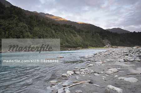 Whataroa River, West Coast, South Island, New Zealand, Pacific