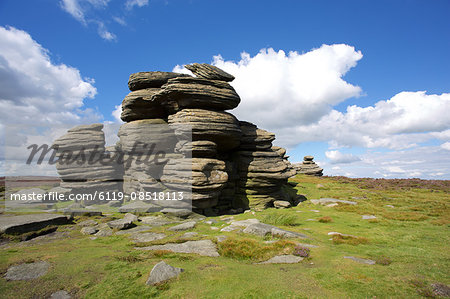 Salt Cellar Rock on Derwent Edge, Peak District National Park, Derbyshire, England, United Kingdom, Europe