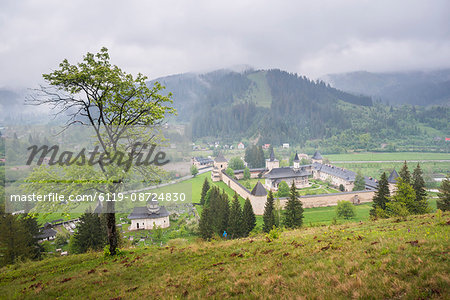 Sucevita Monastery, a Gothic church, one of the Painted Churches of Northern Moldavia, UNESCO World Heritage Site, Bukovina, Romania, Europe