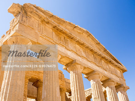 Temple of Concord, Greek ruins of Agrigento, UNESCO World Heritage Site, Sicily, Italy, Europe