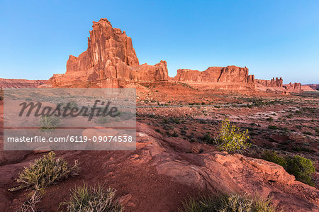 Landscape from La Sal Mountains Viewpoint, Arches National Park, Moab, Utah, United States of America, North America